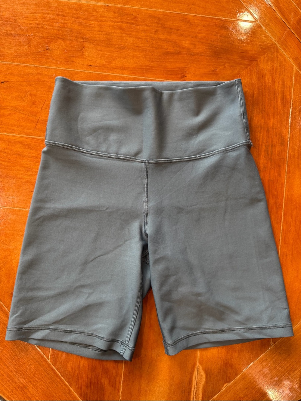 Aritzia Charcoal High-Rise Bike Shorts